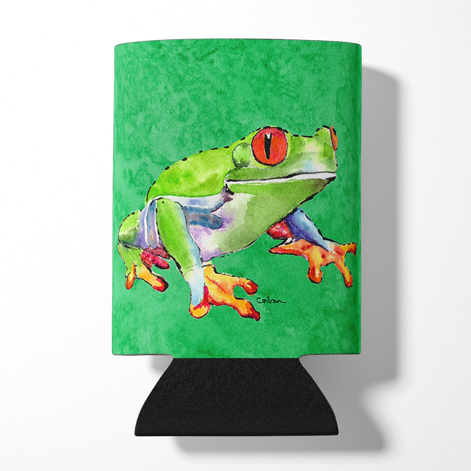 Frog Can or Bottle Beverage Insulator Hugger.