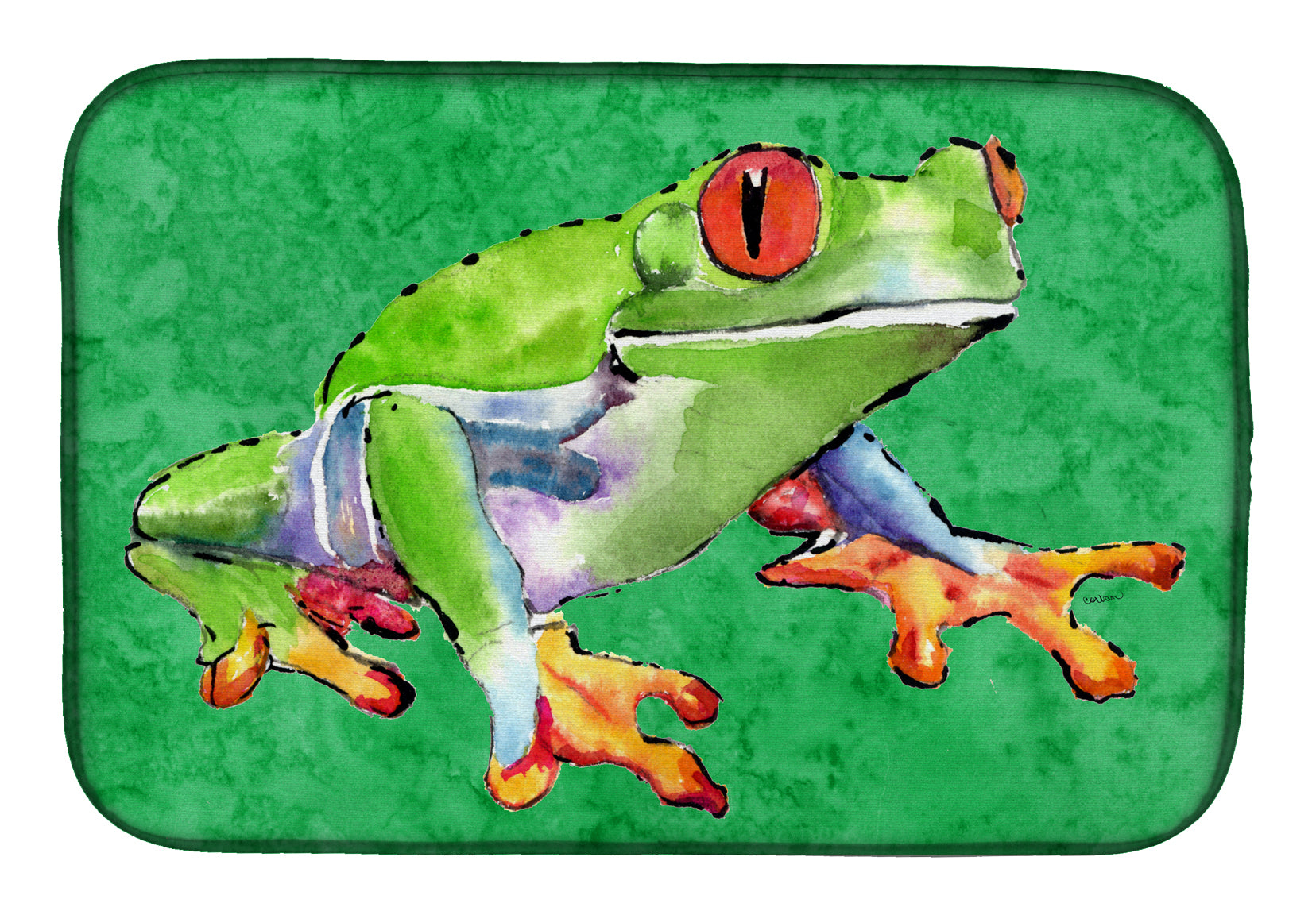 Frog Dish Drying Mat 8688DDM  the-store.com.