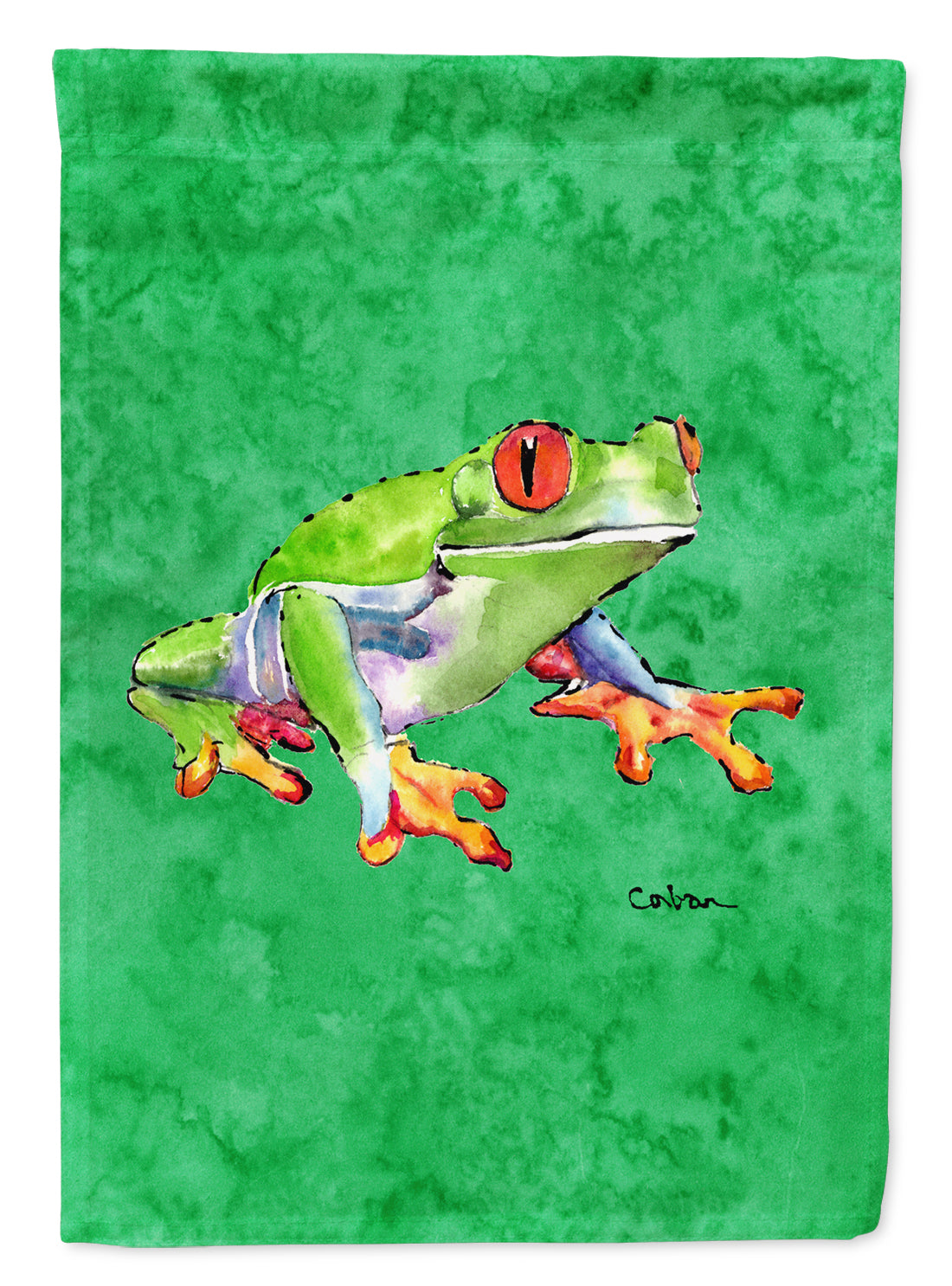 Frog  Flag Garden Size.