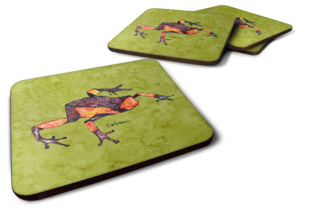 Set of 4 Frog  Foam Coasters - the-store.com