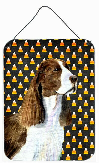 Springer Spaniel Candy Corn Halloween Portrait Wall or Door Hanging Prints by Caroline&#39;s Treasures