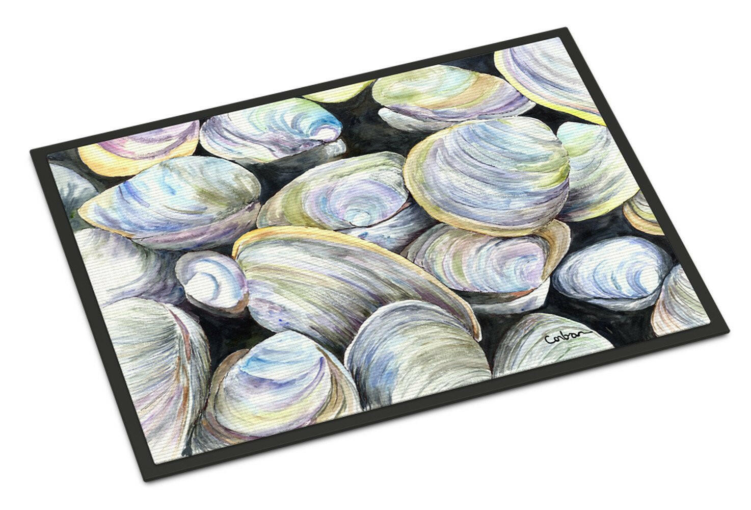 Clam Quahog  Indoor or Outdoor Mat 24x36 Doormat - the-store.com