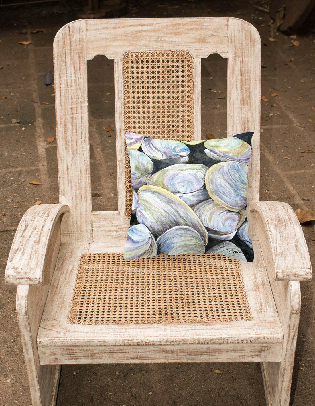 Clam Quahog Fabric Decorative Pillow 8714PW1414 - the-store.com