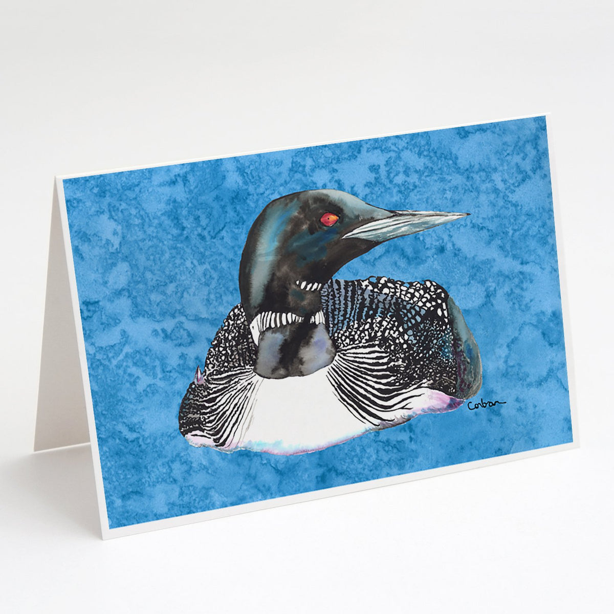 Buy this Single Loon Greeting Cards and Envelopes Pack of 8