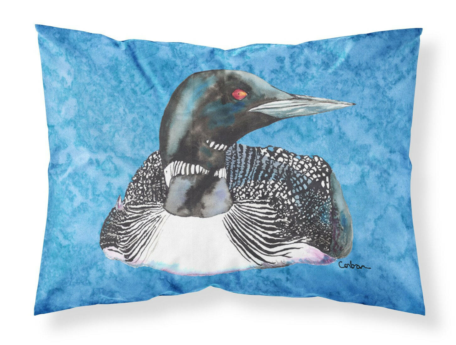 Loon  Moisture wicking Fabric standard pillowcase by Caroline's Treasures