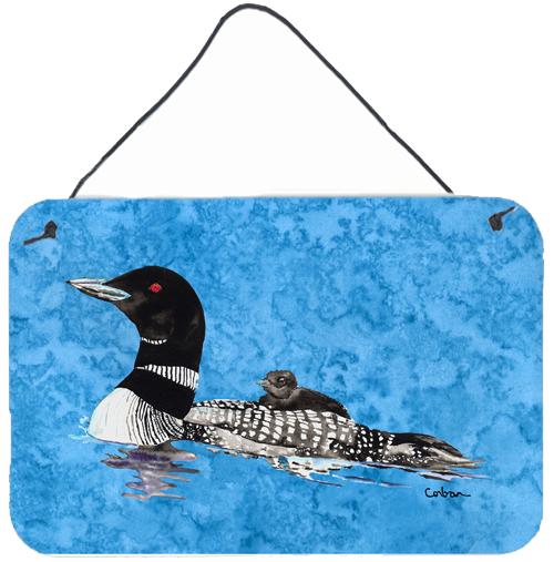 Momma and Baby Loon Aluminium Metal Wall or Door Hanging Prints by Caroline's Treasures