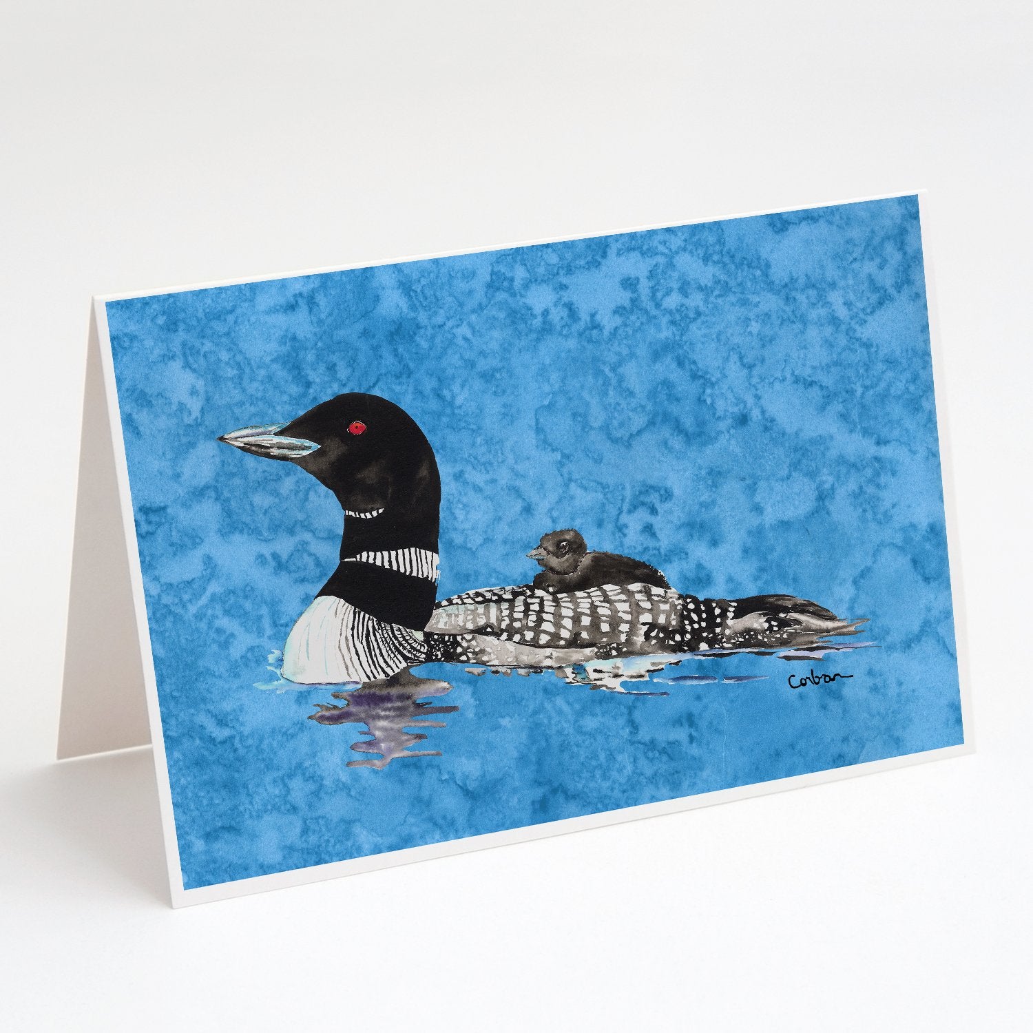 Buy this Momma and Baby Loon Greeting Cards and Envelopes Pack of 8