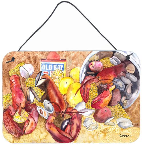 Lobster Indoor Aluminium Metal Wall or Door Hanging Prints by Caroline&#39;s Treasures