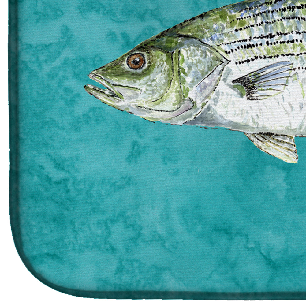 Striped Bass Fish Dish Drying Mat 8720DDM  the-store.com.