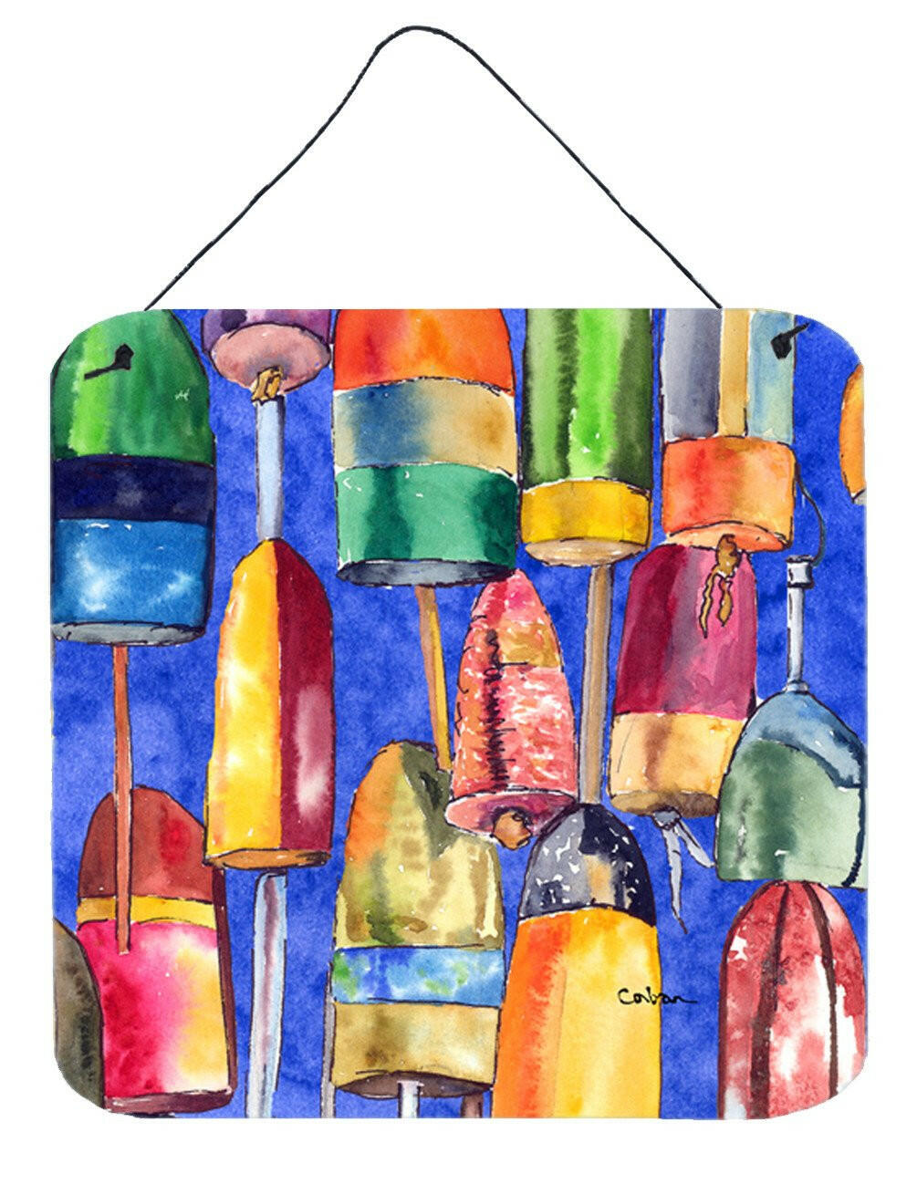 Lobster Bouys  Aluminium Metal Wall or Door Hanging Prints 8723 by Caroline's Treasures