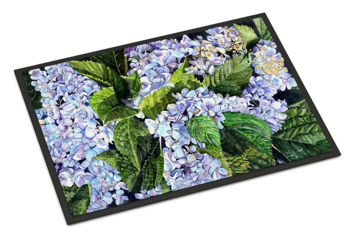 Hydrangea  Indoor or Outdoor Mat 24x36 Doormat - the-store.com