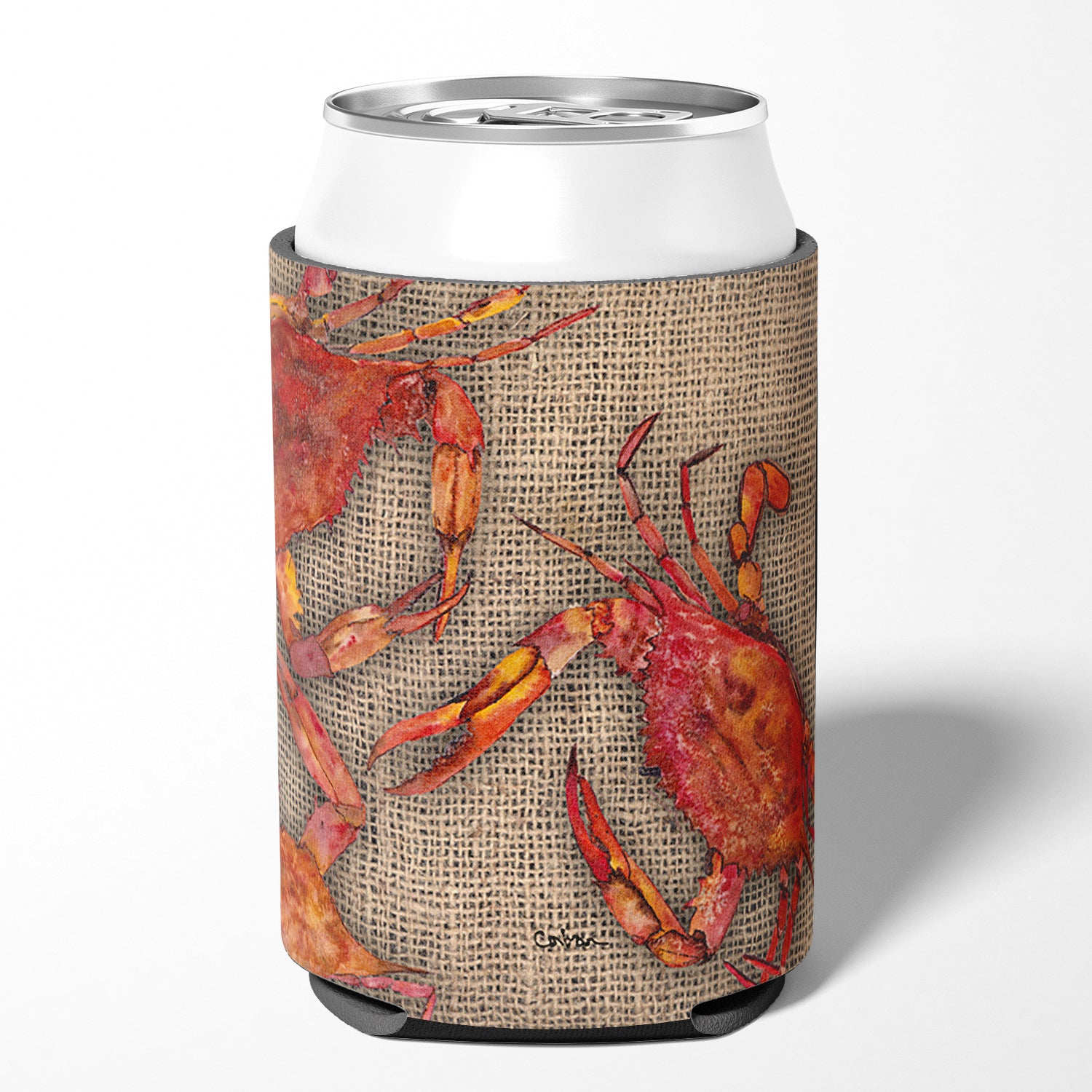 Crab Can or Bottle Beverage Insulator Hugger.