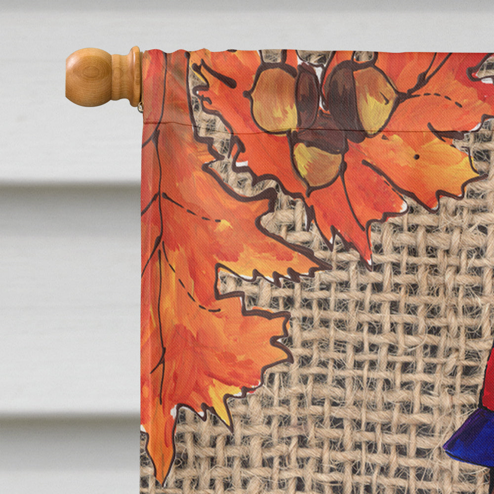 Thanksgiving Turkey Pilgrim Fleur de lis Flag Canvas House Size  the-store.com.