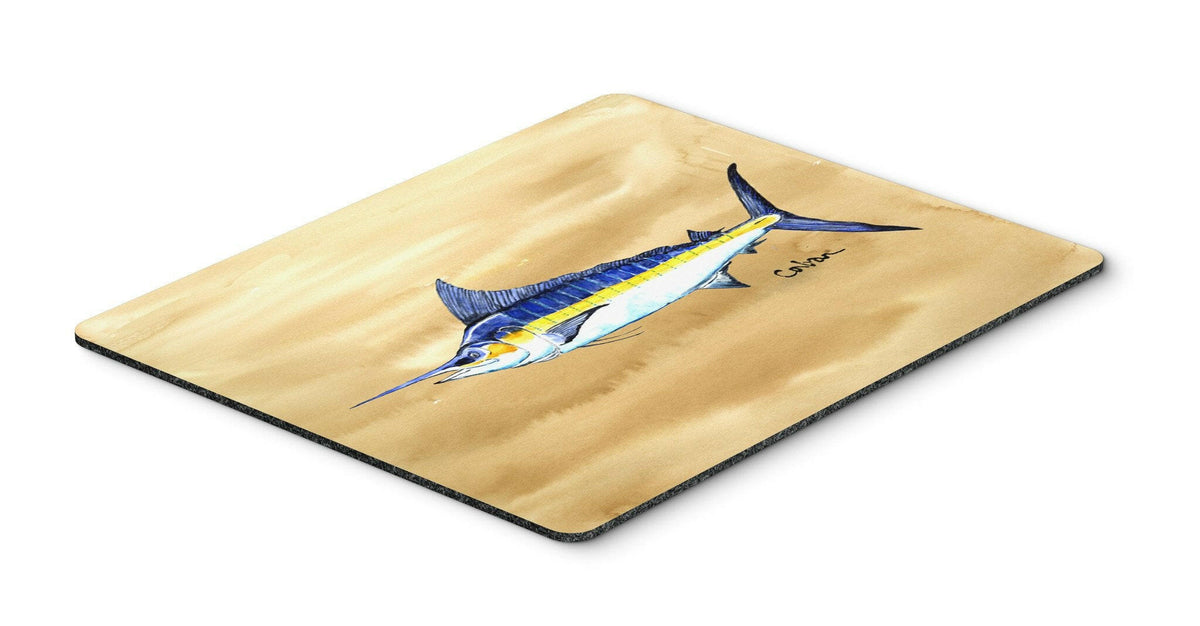 Swordfish on Sandy Beach Mouse Pad, Hot Pad or Trivet 8754MP by Caroline&#39;s Treasures