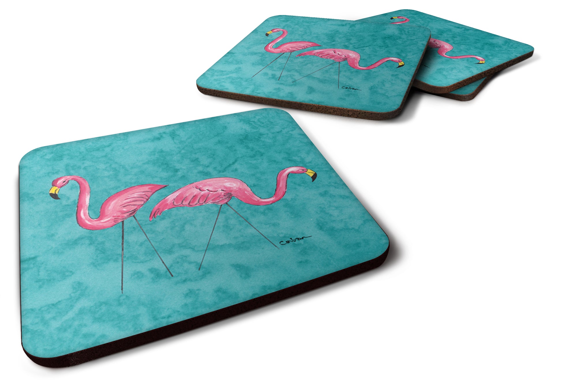 Set of 4 Welcome to the Trailer  Foam Coasters - the-store.com