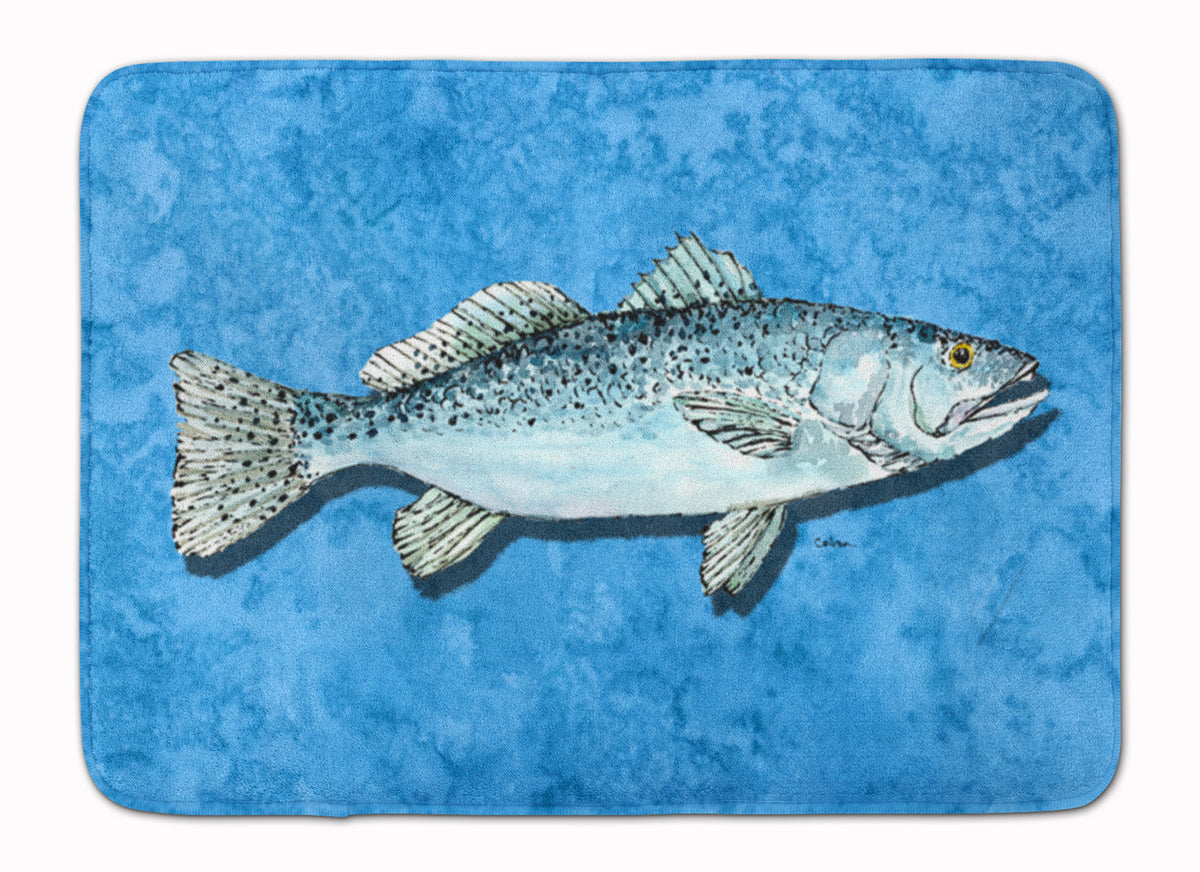 Fish - Trout Machine Washable Memory Foam Mat 8770RUG - the-store.com