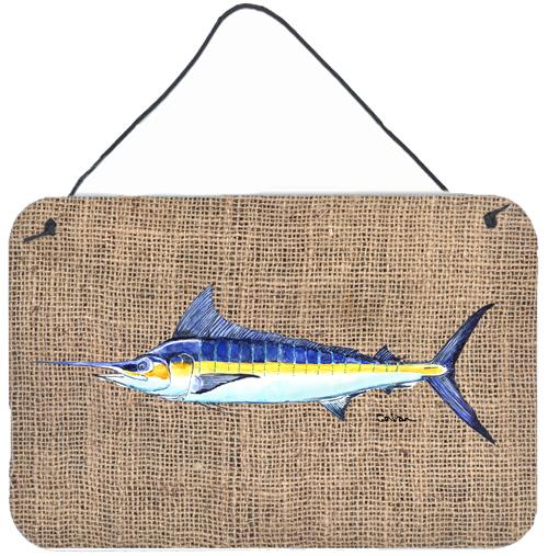 Fish - Marlin Indoor Aluminium Metal Wall or Door Hanging Prints by Caroline&#39;s Treasures