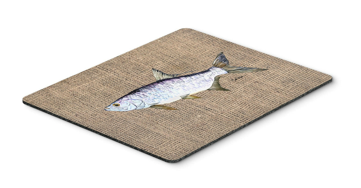 Fish - Tarpon Mouse pad, hot pad, or trivet by Caroline&#39;s Treasures