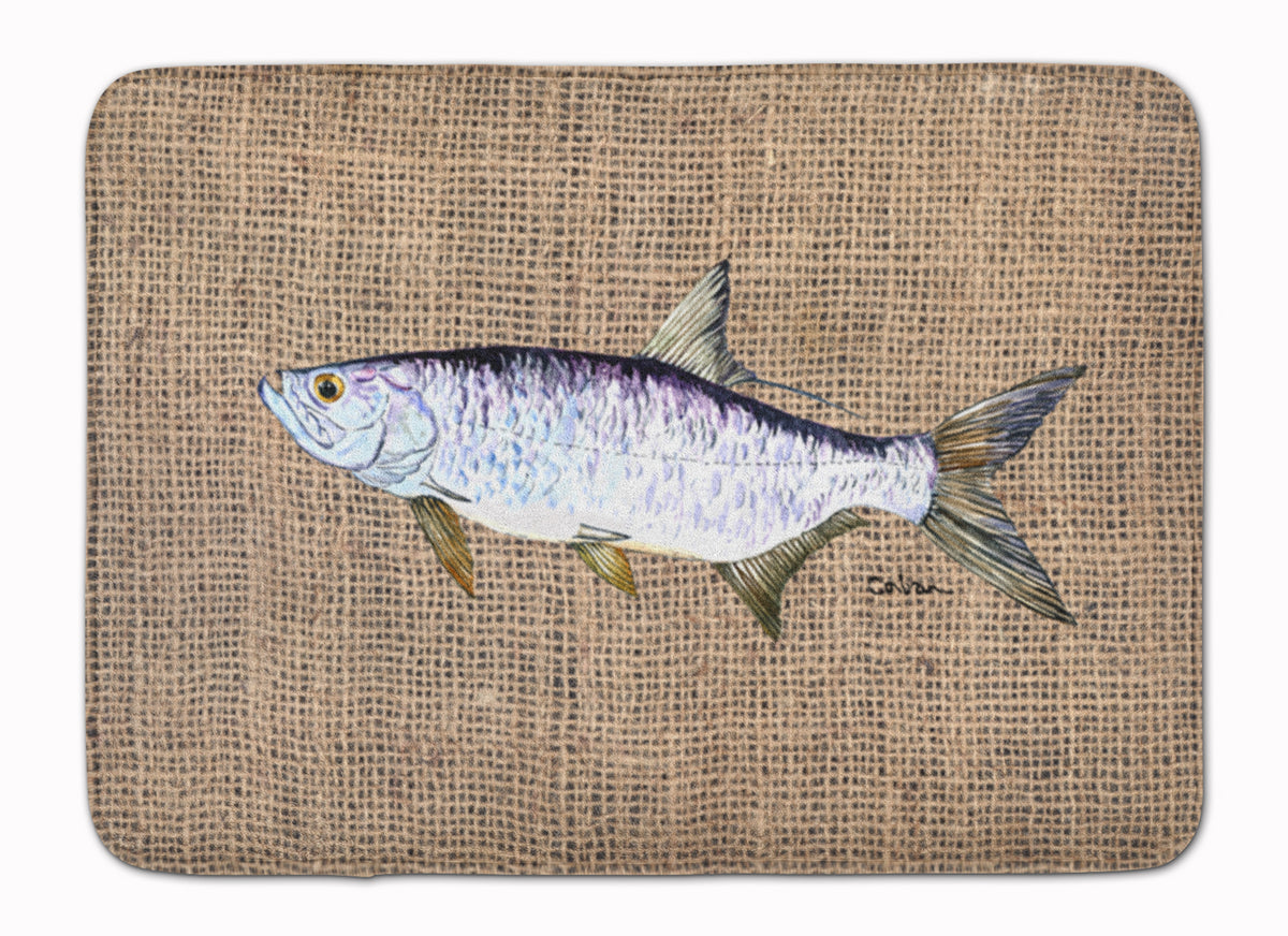 Fish - Tarpon Machine Washable Memory Foam Mat 8774RUG - the-store.com