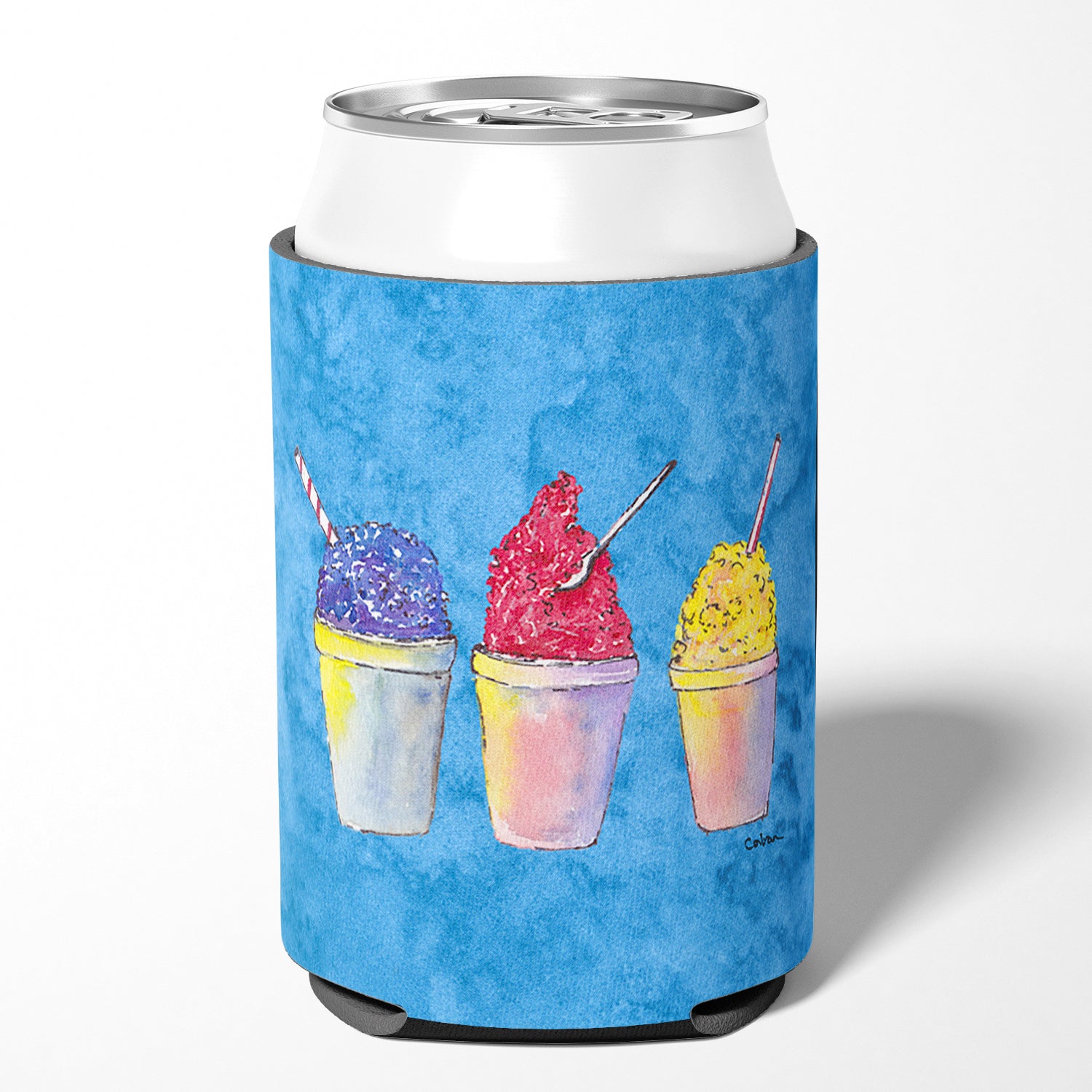 Snowballs Can or Bottle Beverage Insulator Hugger.