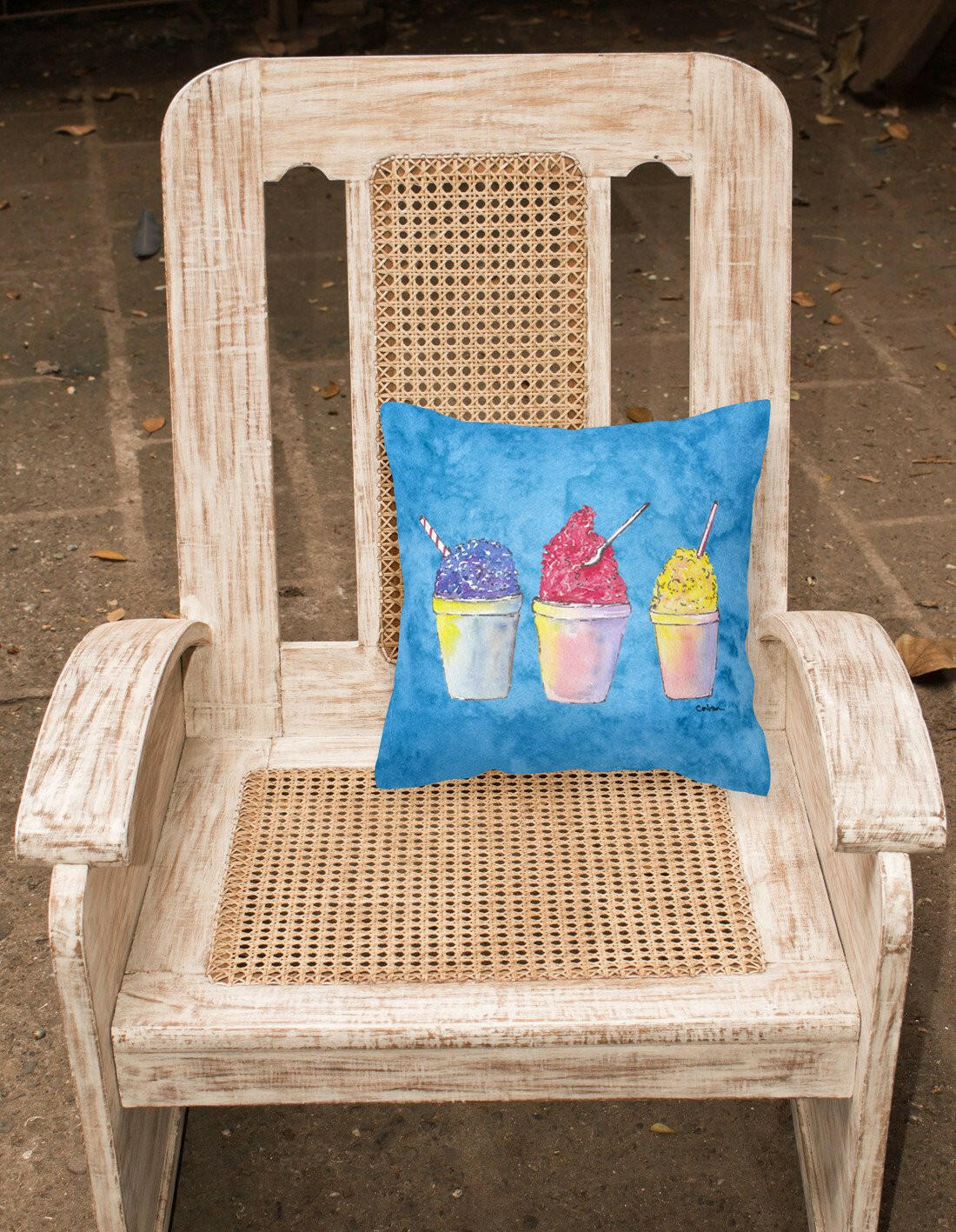 Snowballs   Canvas Fabric Decorative Pillow - the-store.com