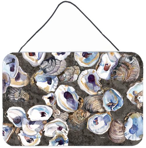 Oysters Aluminium Metal Wall or Door Hanging Prints by Caroline&#39;s Treasures