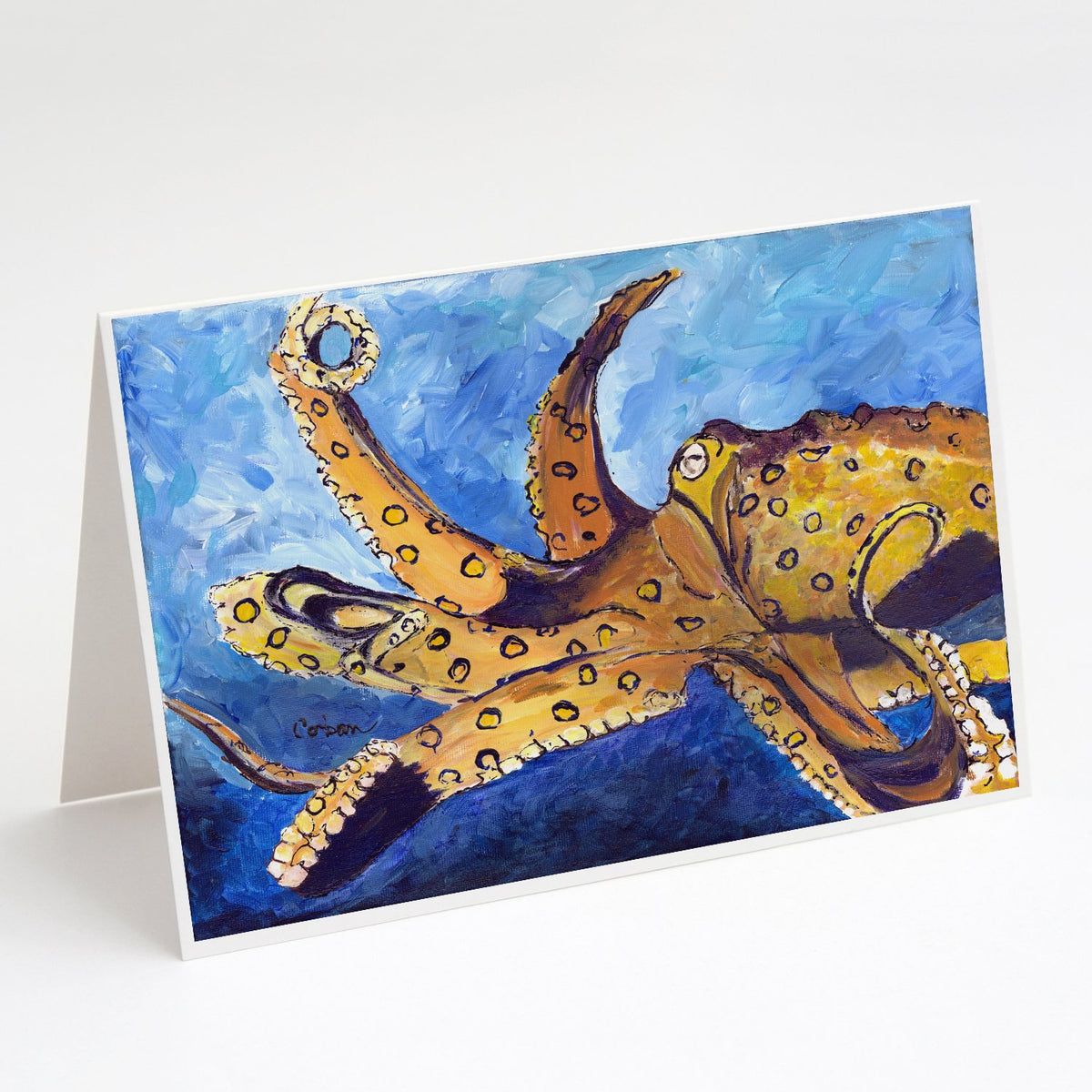 Buy this Octopus Greeting Cards and Envelopes Pack of 8