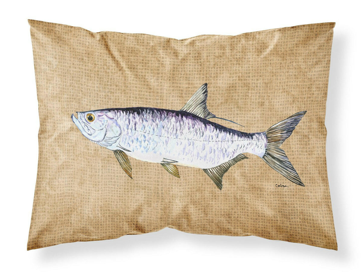 Tarpon Moisture wicking Fabric standard pillowcase by Caroline&#39;s Treasures