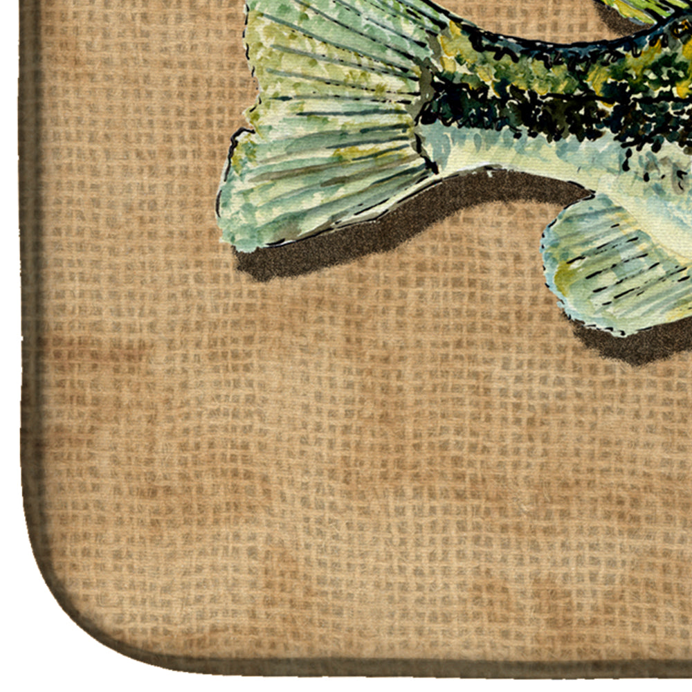 Small Mouth Bass Dish Drying Mat 8806DDM  the-store.com.