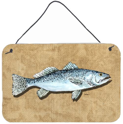 Speckled Trout Aluminium Metal Wall or Door Hanging Prints by Caroline's Treasures