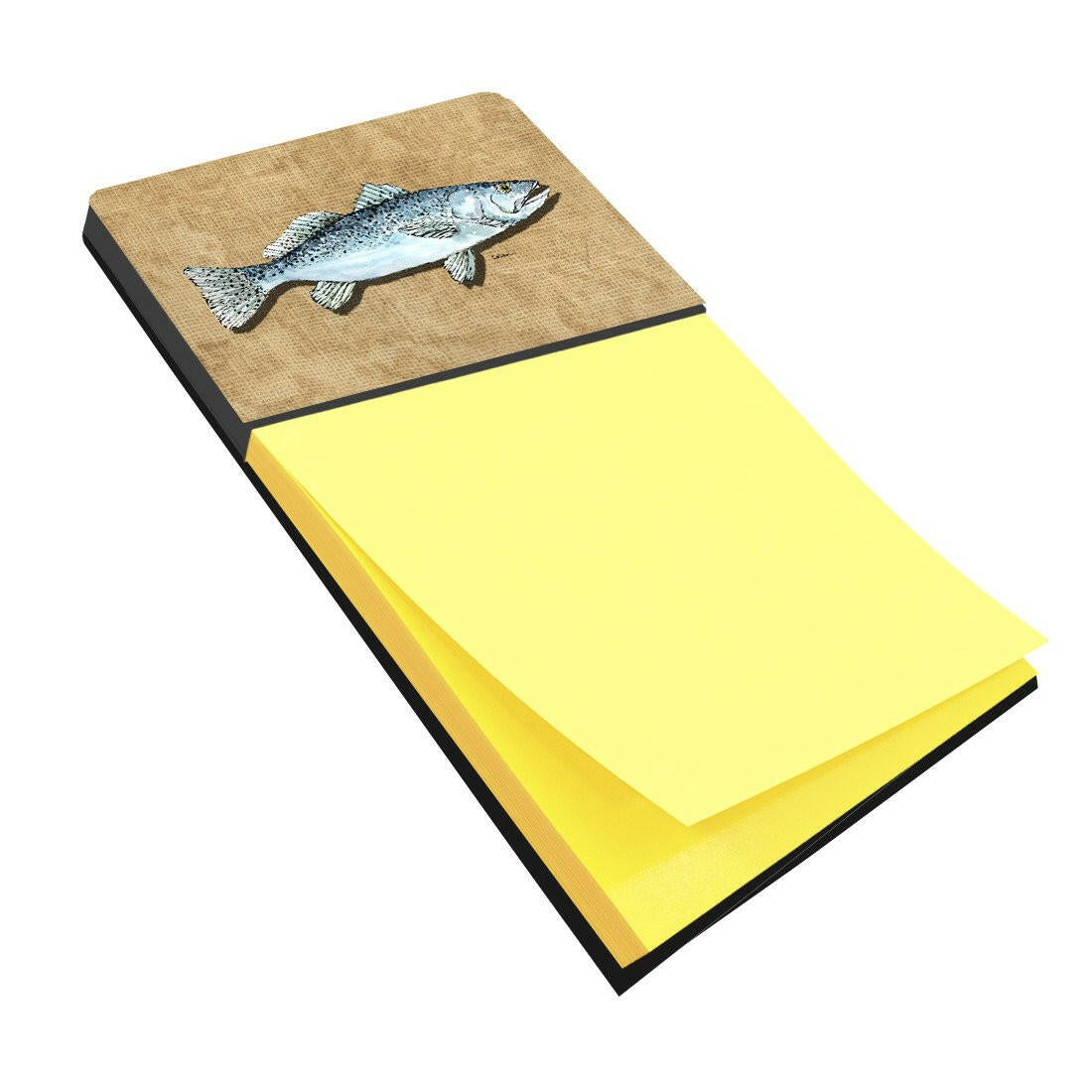 Speckled Trout Refiillable Sticky Note Holder or Postit Note Dispenser 8809SN by Caroline&#39;s Treasures