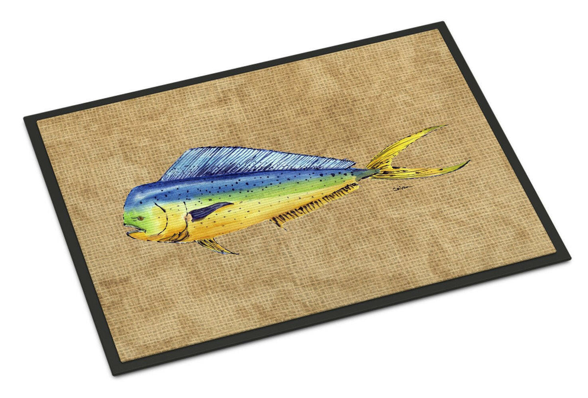 Dolphin Mahi Mahi Indoor or Outdoor Mat 18x27 - the-store.com