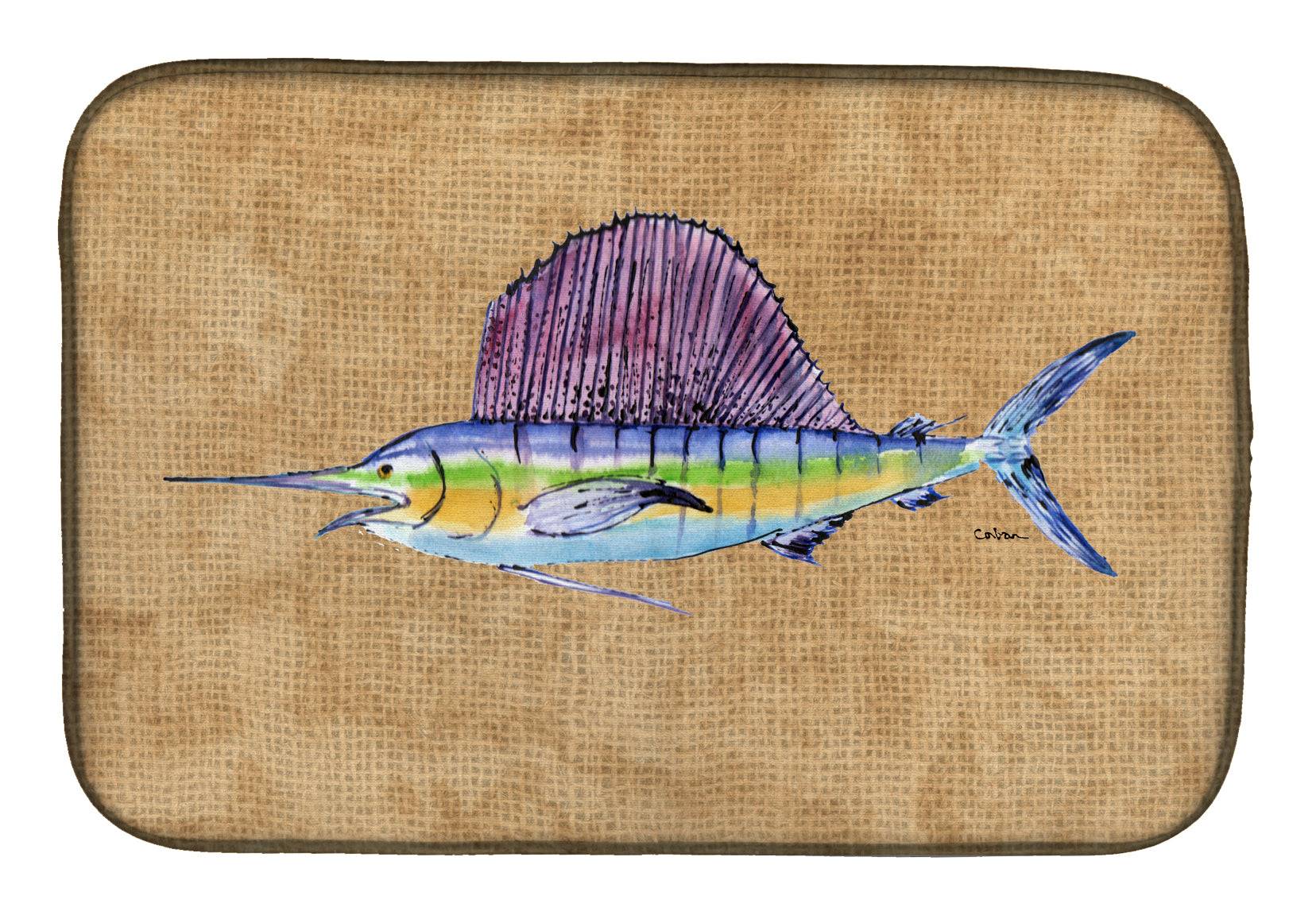 Swordfish Dish Drying Mat 8813DDM  the-store.com.