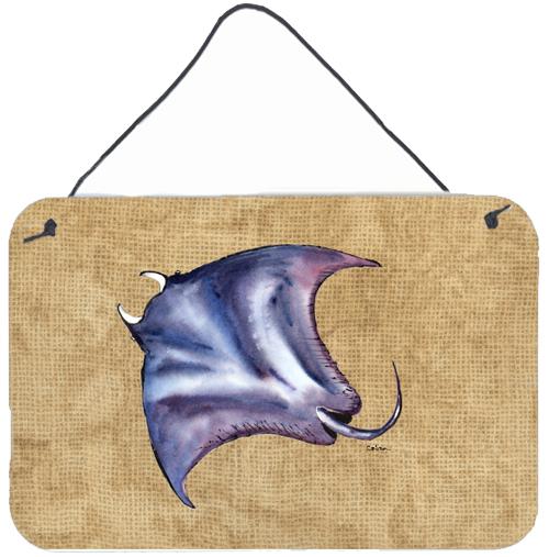 Stingray Aluminium Metal Wall or Door Hanging Prints by Caroline&#39;s Treasures