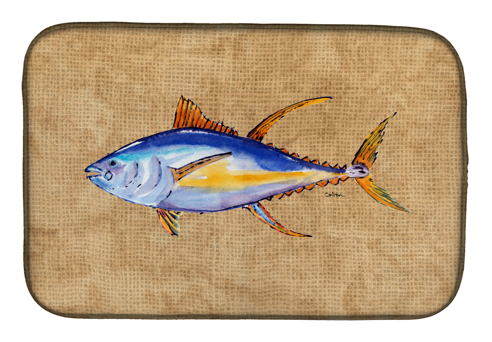 Tuna Fish Dish Drying Mat 8817DDM  the-store.com.