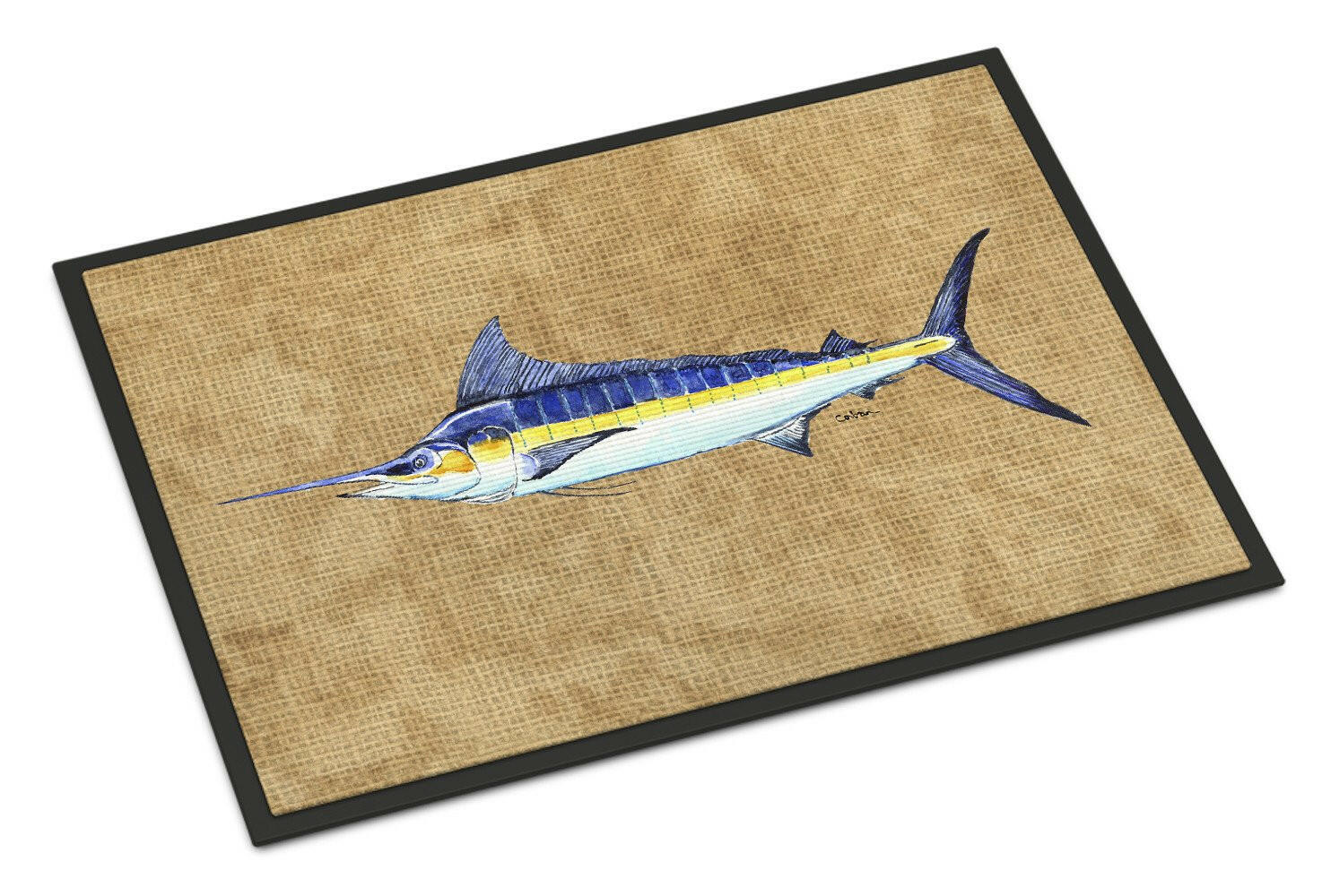 Blue Marlin Indoor or Outdoor Mat 18x27 - the-store.com