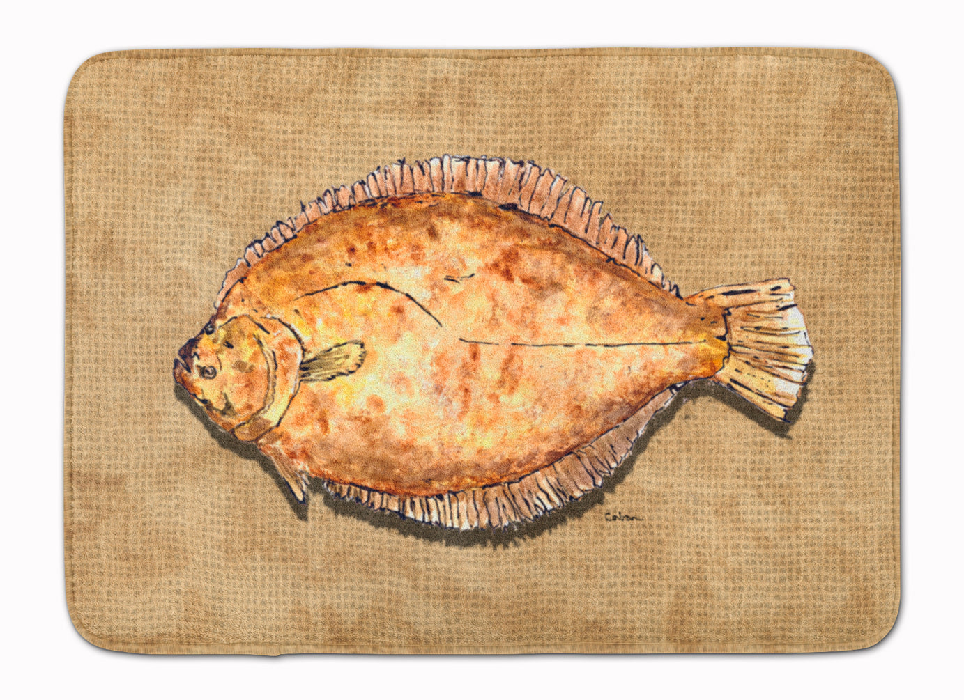 Flounder Machine Washable Memory Foam Mat 8821RUG - the-store.com