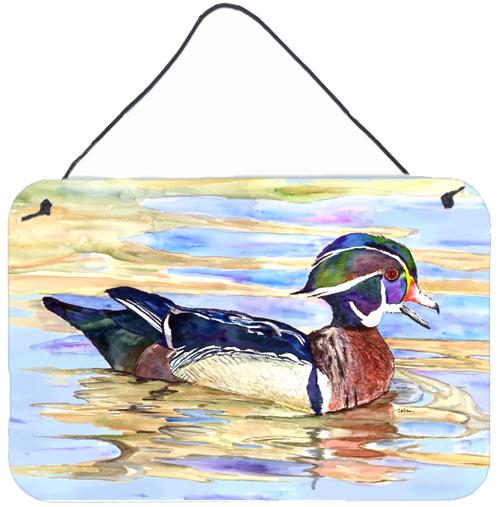 Wood Duck Aluminium Metal Wall or Door Hanging Prints by Caroline's Treasures