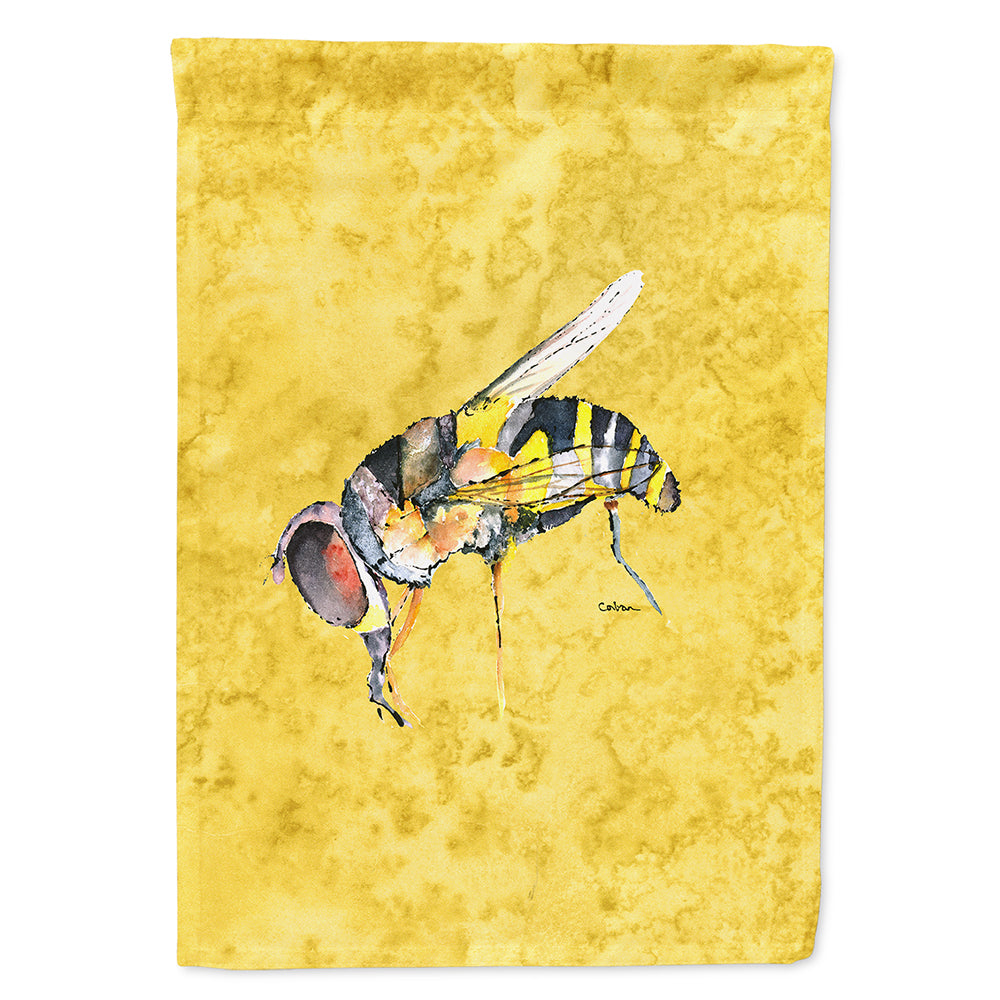 Bee on Yellow Flag Canvas House Size  the-store.com.