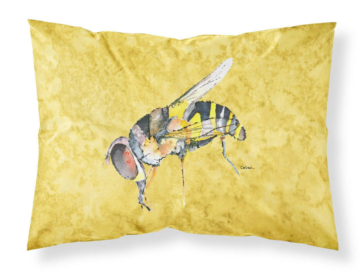 Bee on Yellow Moisture wicking Fabric standard pillowcase by Caroline&#39;s Treasures