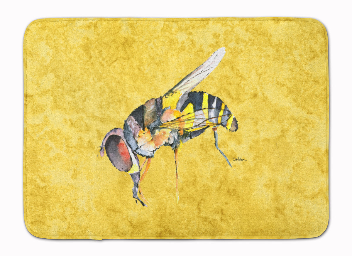 Bee on Yellow Machine Washable Memory Foam Mat 8851RUG - the-store.com