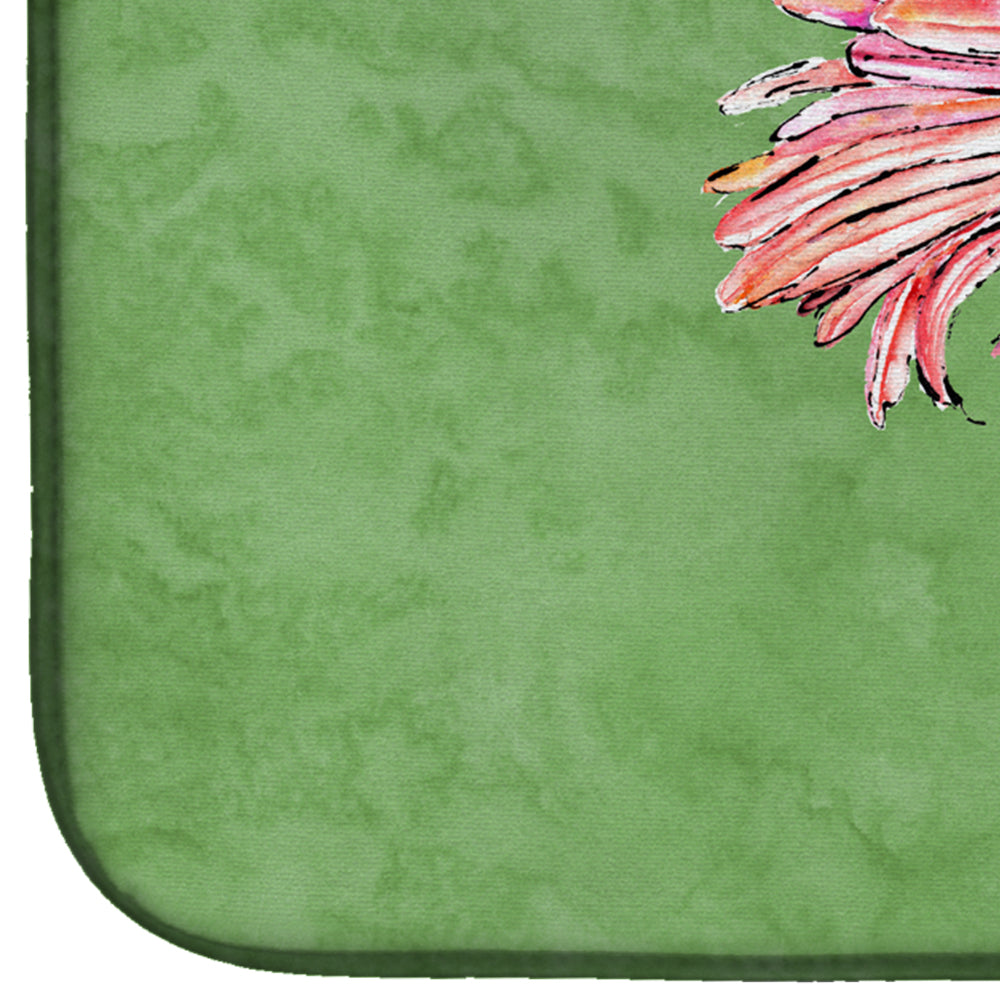 Gerber Daisy Pink Dish Drying Mat 8853DDM  the-store.com.