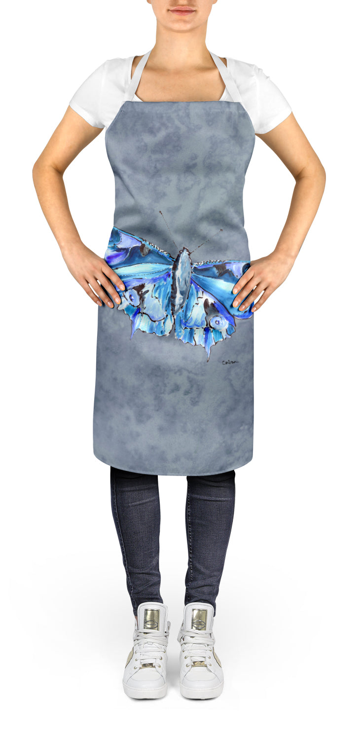 Butterfly on Gray Apron  the-store.com.