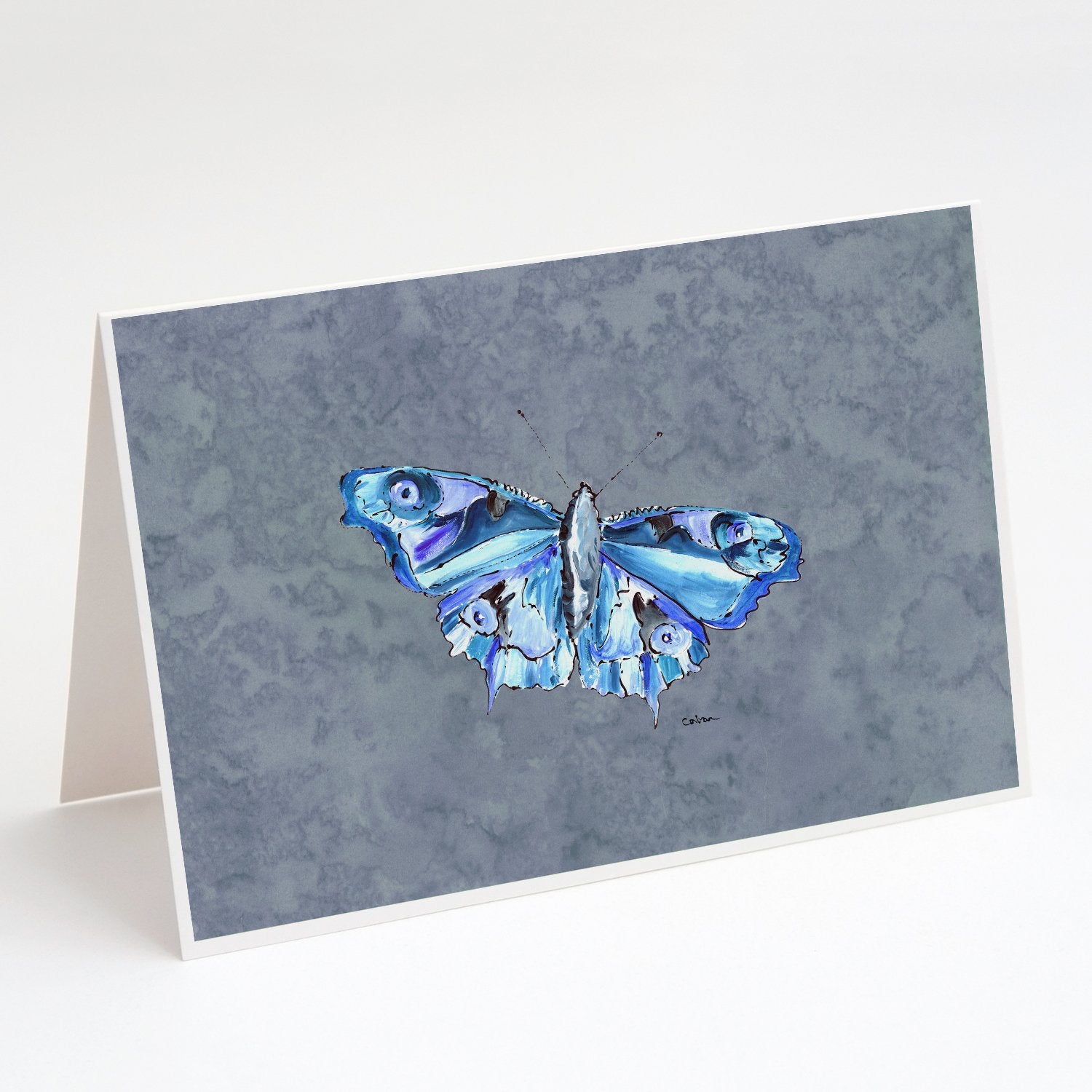 Buy this Butterfly on Gray Greeting Cards and Envelopes Pack of 8