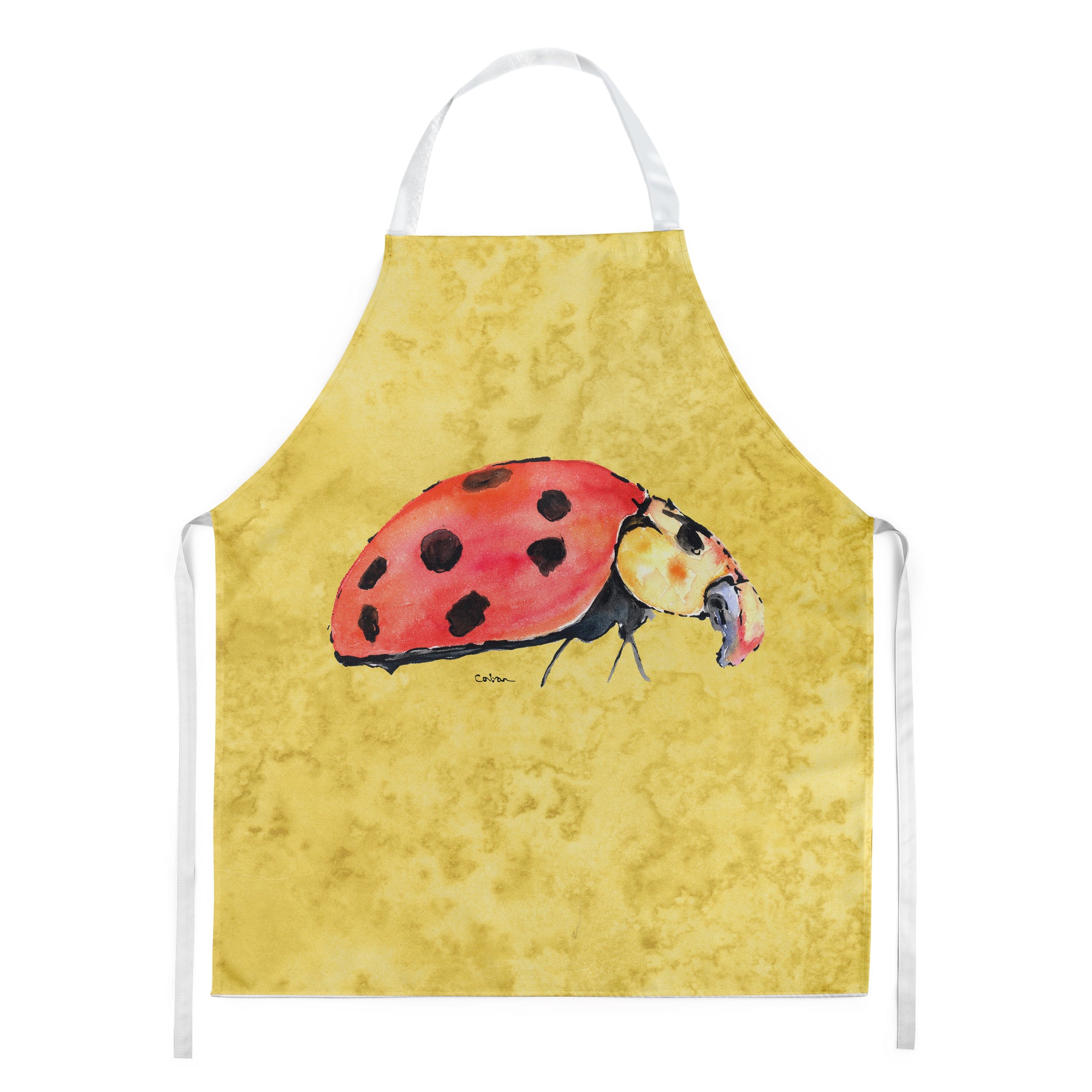 Lady Bug on Yellow Apron  the-store.com.