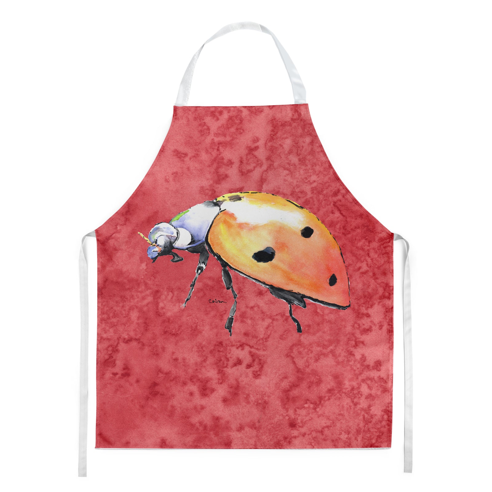 Lady Bug on Red Apron  the-store.com.