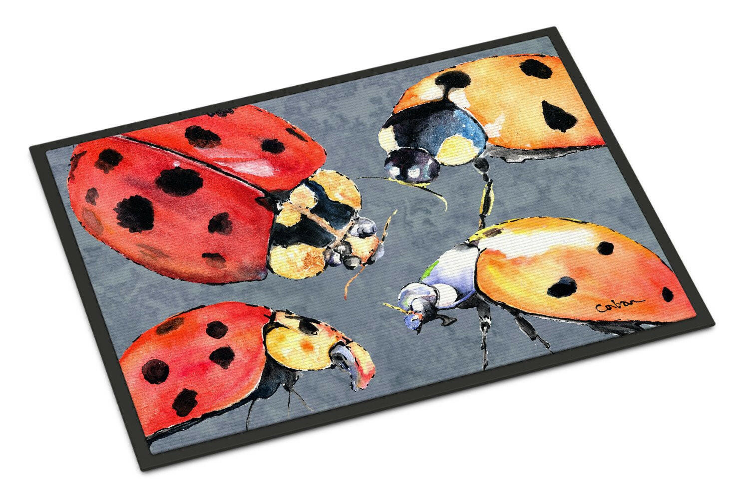 Lady Bug Multiple Indoor or Outdoor Mat 18x27 Doormat - the-store.com