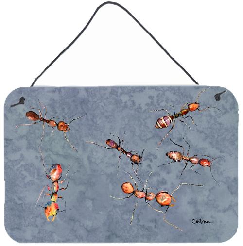 Ants Aluminium Metal Wall or Door Hanging Prints by Caroline&#39;s Treasures