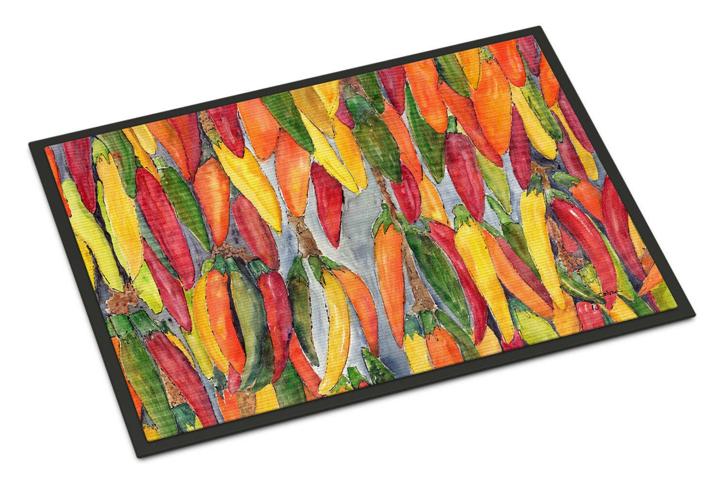 Hot Peppers Indoor or Outdoor Mat 18x27 - the-store.com