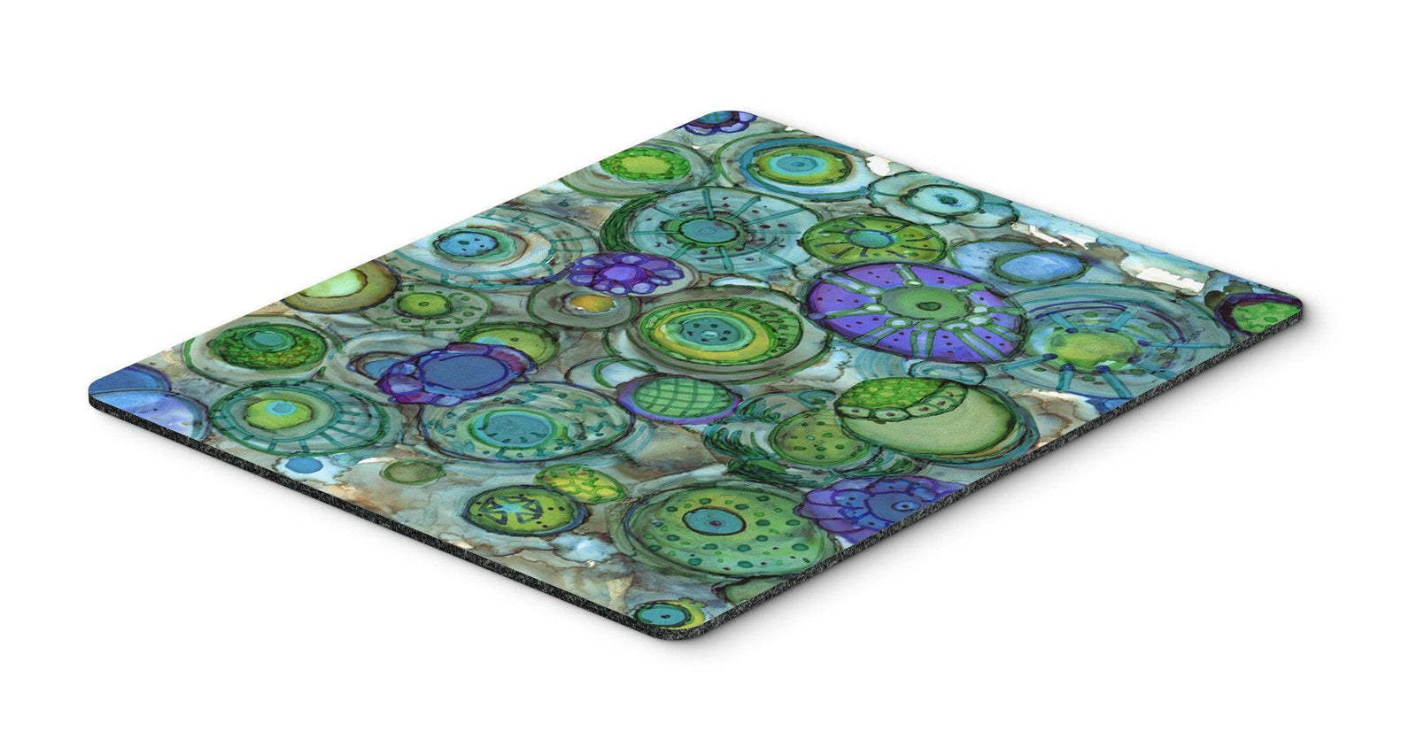 Abstract in Blues and Greens Mouse Pad, Hot Pad or Trivet 8962MP by Caroline's Treasures